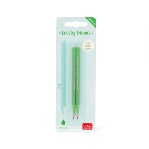 2 PZ REFILLS GEL PEN - GREEN
