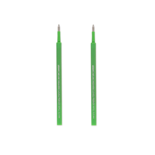 2 PZ REFILLS GEL PEN - GREEN