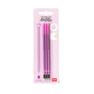 3 PZ REFILLS ERASABLE PEN - PURPLE