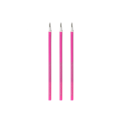 3 PZ REFILLS ERASABLE PEN - PINK