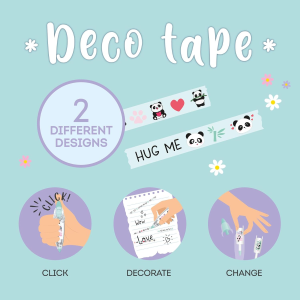DECORATION TAPE PEN - PANDA