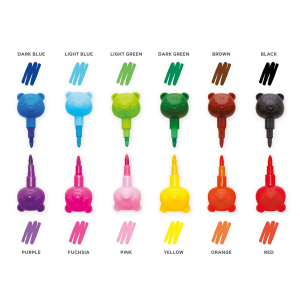 DREAM IN COLOUR - CRAYONS - TEDDY BEAR