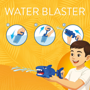SUN- PISTOLA AD ACQUA SHARK