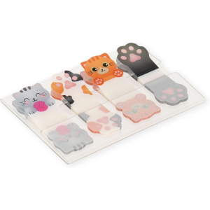 ADHESIVE PAGE MARKERS- KEEP IN MIND- KITTY