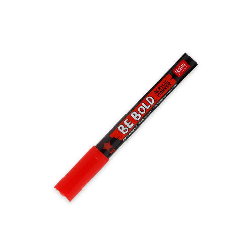 ACRILIC MARKER - BE BOLD RED
