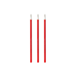 3 PZ REFILLS ERASABLE PEN - RED