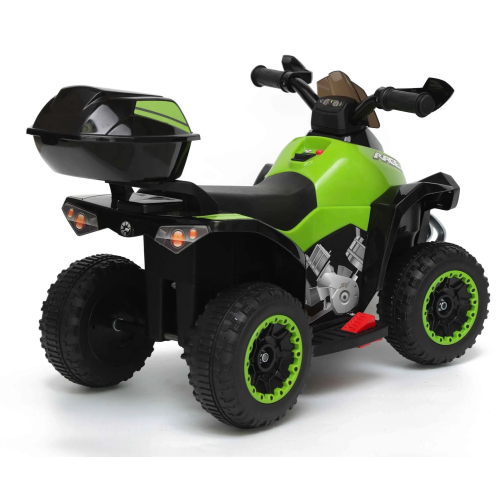 MINI MOTO QUAD EL- 6V DELUXE - VERDE