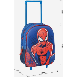 TROLLEY ZAINETTO ASILO - 3D SPIDERMAN