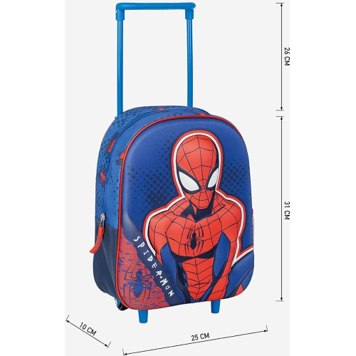 TROLLEY ZAINETTO ASILO - 3D SPIDERMAN