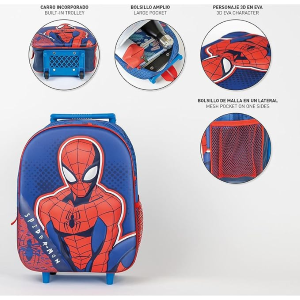 TROLLEY ZAINETTO ASILO - 3D SPIDERMAN