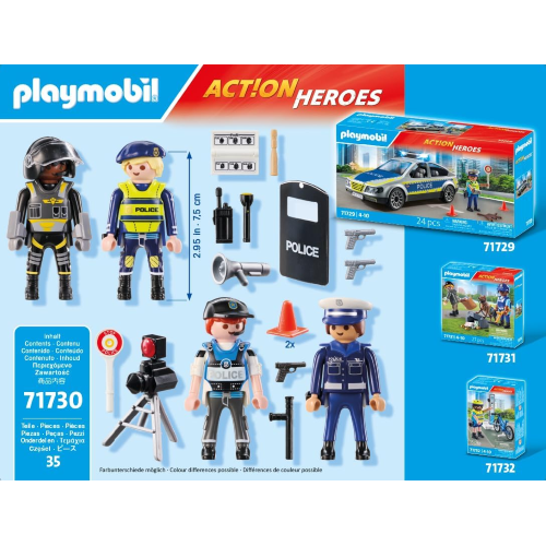 PLAY POLIZIA - SET PERSONAGGI DELLA POLIZIA
