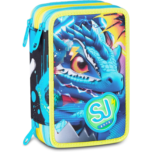 AST. 3 ZIP SJ BOY METAL DRAGON