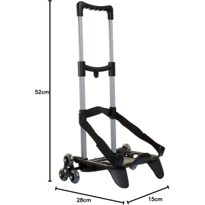 TROLLEY PORTA ZAINO SEVEN 3WD - NERO