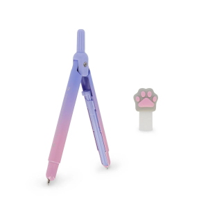 COMPASS WITH AUTOMATIC LEAD - MEOW KITTY