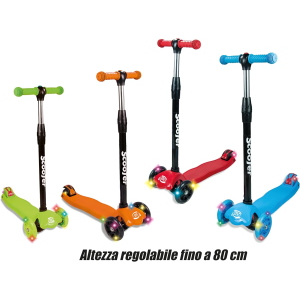MONOPATTINO-  3R - TWIST E ROLL - LED RUOTE 120/80 MM 50KG