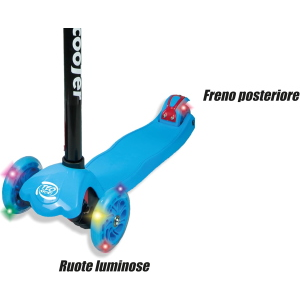 MONOPATTINO-  3R - TWIST E ROLL - LED RUOTE 120/80 MM 50KG