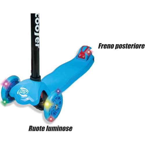 MONOPATTINO-  3R - TWIST E ROLL - LED RUOTE 120/80 MM 50KG