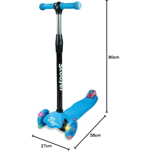 MONOPATTINO-  3R - TWIST E ROLL - LED RUOTE 120/80 MM 50KG