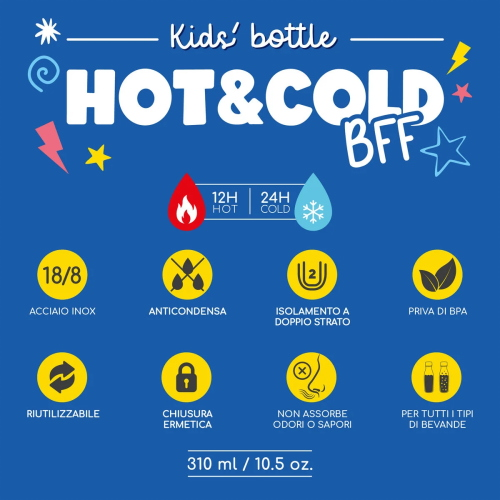 BOTTIGLIA TERMICA 310 ML- LEGAMI - MONSTER