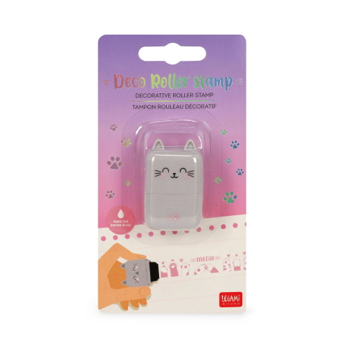DECO ROLLER STAMP -  DECORATIVE - KITTY