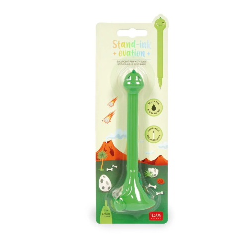 STAND - INK OVATION - BALLPOINT PEN WITH BASE - DINO