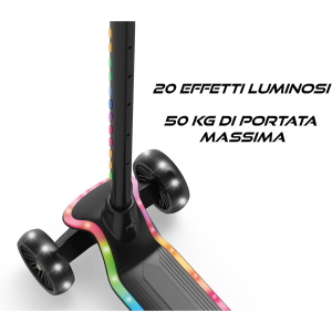 MONOPATTINO - 3R - TWIST E ROLL - LED MULTIC. 120 / 80MM
