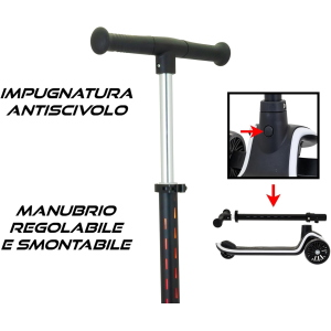 MONOPATTINO - 3R - TWIST E ROLL - LED MULTIC. 120 / 80MM