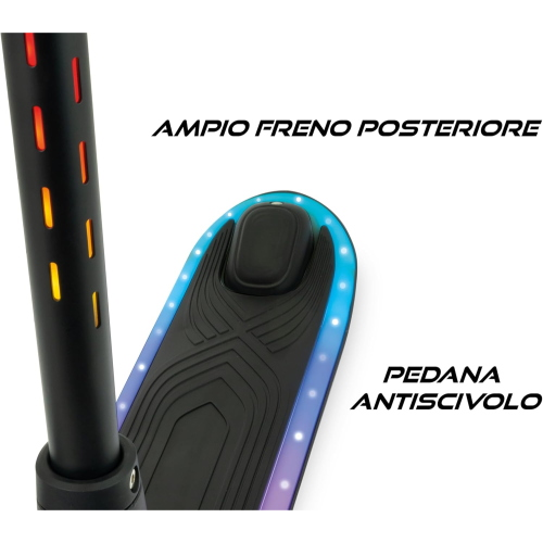 MONOPATTINO - 3R - TWIST E ROLL - LED MULTIC. 120 / 80MM