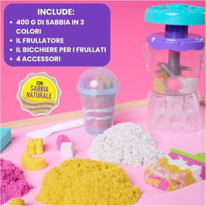 KINETIC SAND - SET FRULLATORE - SMOOTHIE MIXER 