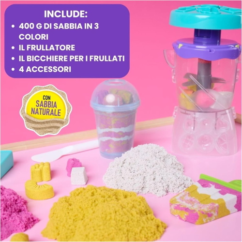 KINETIC SAND - SET FRULLATORE - SMOOTHIE MIXER 