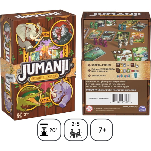 GIOCO DI CARTE - JUMANJI CARD GAME