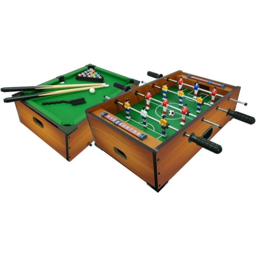 CALCETTO - DA TAVOLO MINI CALC.CON BILIARDO 2 IN 1
