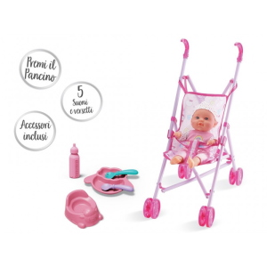 BABY TEO - BEBE´ SET CON PASSEGGINO