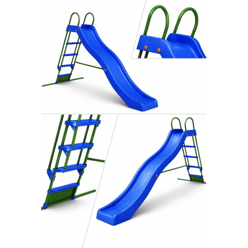 SPORT ONE- SCIVOLO LONG SLIDE C/STRUTTURA IN METALLO