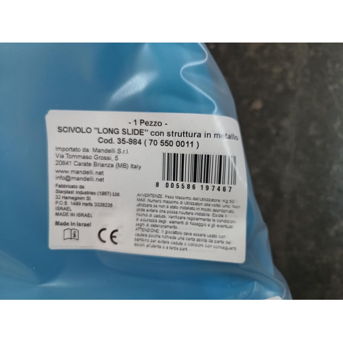 SPORT ONE- SCIVOLO LONG SLIDE C/STRUTTURA IN METALLO