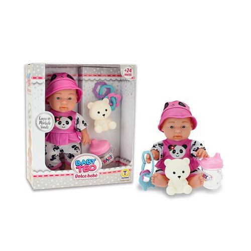 BABY TEO - BAMB.GOMMOSO 25 CM CELESTE