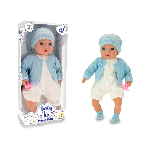 BABY TEO - IL MIO PRIMO BEBE´ 40 CM CELESTE