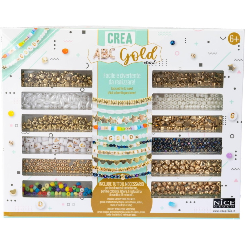 PERLINE ABC GOLD MIXED