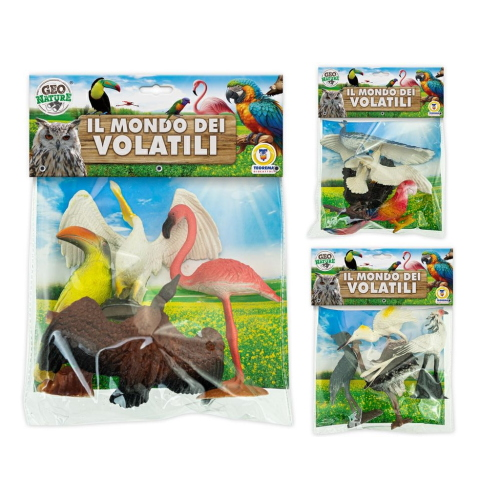 ANIMALI - B VOLATILI DEL MONDO 3MDL