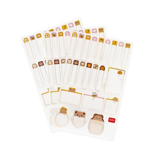 LEGAMI - MY NAME IS - SET DI 66 ETICHETTE TEDDY BEARS