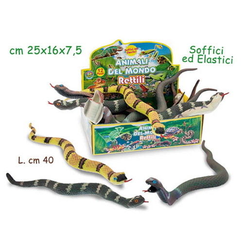 ANIMALI - SOFT SERPENTE 2 ASS 6 COL