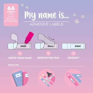 LEGAMI - MY NAME IS - SET DI 66 ETICHETTE  - KITTY