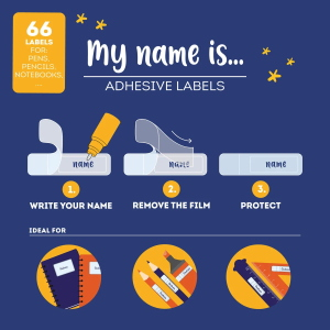 LEGAMI - MY NAME IS - SET DI 66 ETICHETTE  - SPACE
