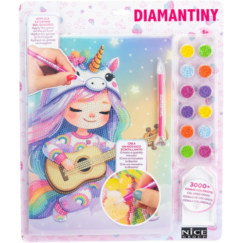 NICE - DIAMANTINY KAWAAII UNICORN CON CHITARRA