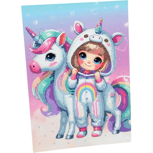 NICE - DIAMANTINY KAWAAII UNICORN RAGAZZA UNICORNO