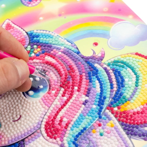 NICE - DIAMANTINY KAWAAII UNICORN CON FARFALLE