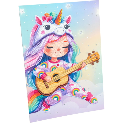 NICE - DIAMANTINY KAWAAII UNICORN CON CHITARRA