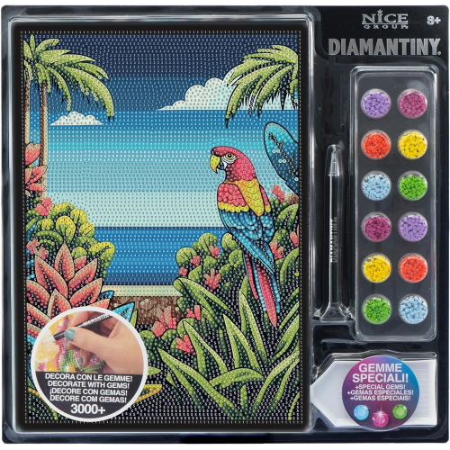 NICE - DIAMANTINY LEVEL UP TROPICAL PAPPAGALLO CON MARE